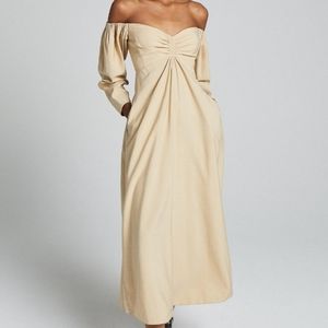 A.L.C. NWT Off-Shoulder Nude Dress Size 10